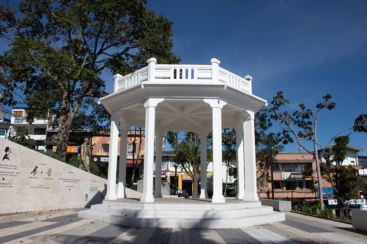 Kiosco del parque principal