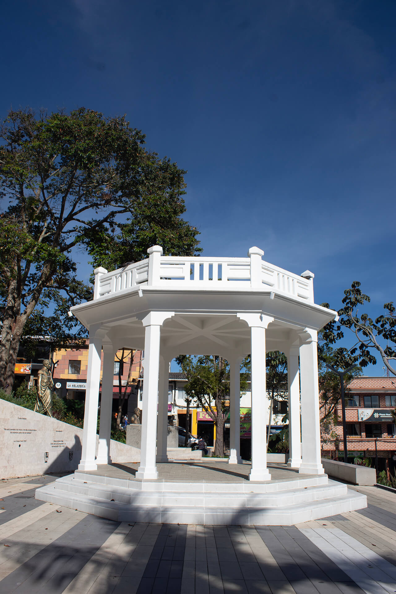 Registro histórico Kiosco del parque principal